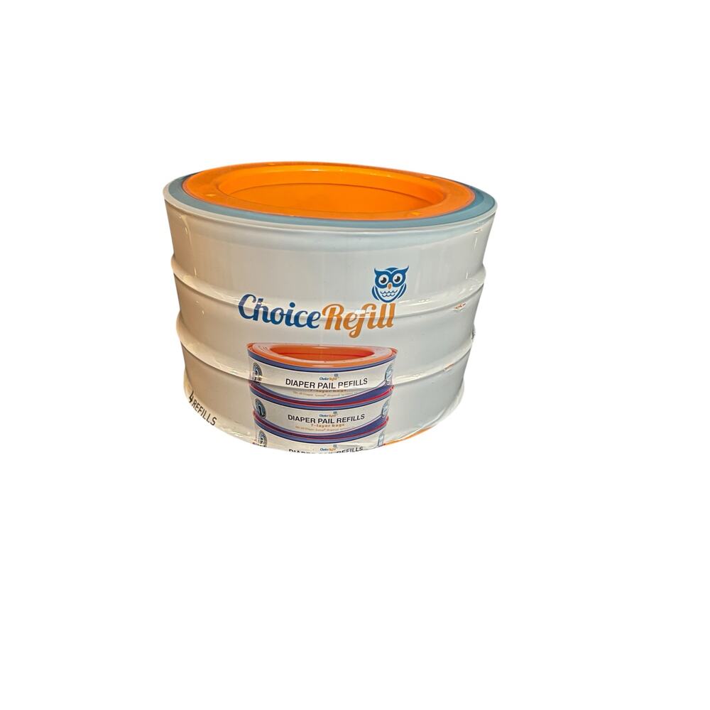Choice Diaper Pail Refills 3-Pack – All New – Compatible with Diaper Genie